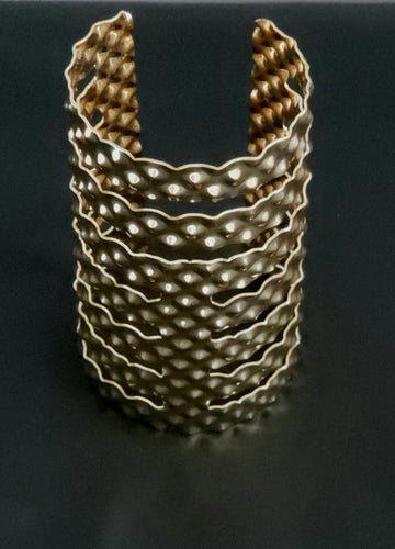 Gold-tone cuff bracelet